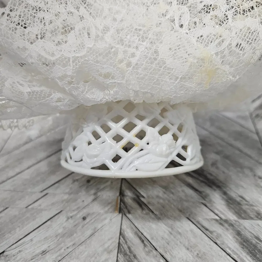 Vintage Wedding Cake Top Bakery Crafts Hallmark 80s 1986 Bride Groom